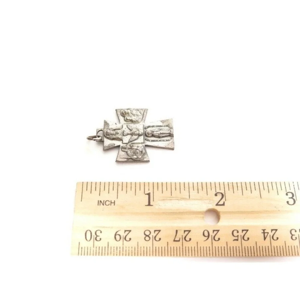 Catholic Miraculous Medal‎ Silver Cross